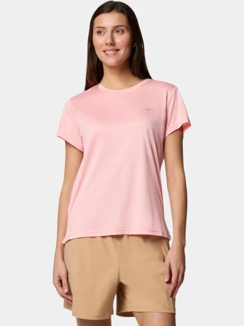 Columbia Bluevista Hill Short Sleeve Crew női rövid ujjú sport póló rózsaszín színben 2