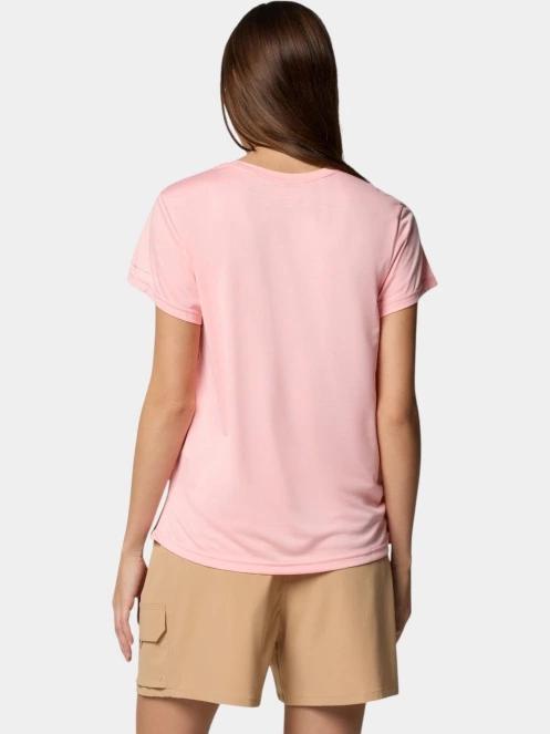 Columbia Bluevista Hill Short Sleeve Crew női rövid ujjú sport póló rózsaszín színben 4