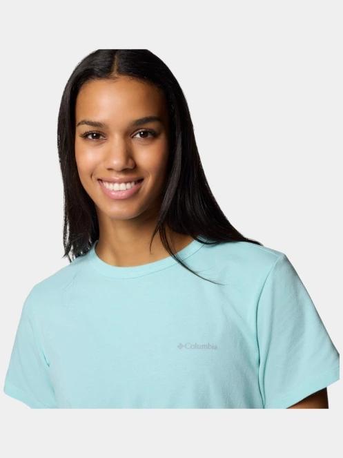 Columbia Sun Trek Short Sleeve II női rövid ujjú sport póló zöld színben 6