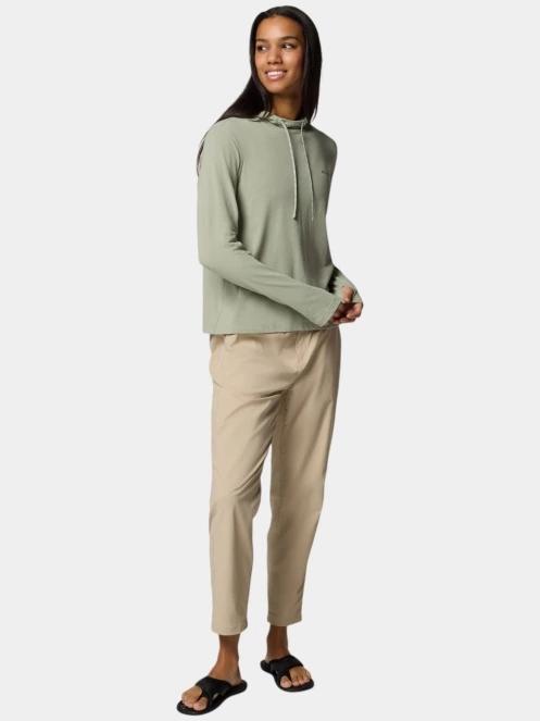 Columbia Sun Trek Hoodie II női kapucnis pulóver zöld színben 5