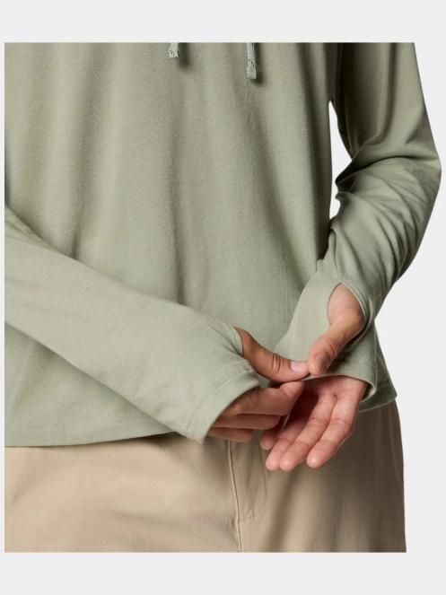 Columbia Sun Trek Hoodie II női kapucnis pulóver zöld színben 7