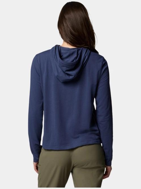 Columbia Sun Trek Hoodie II női kapucnis pulóver kék színben 4