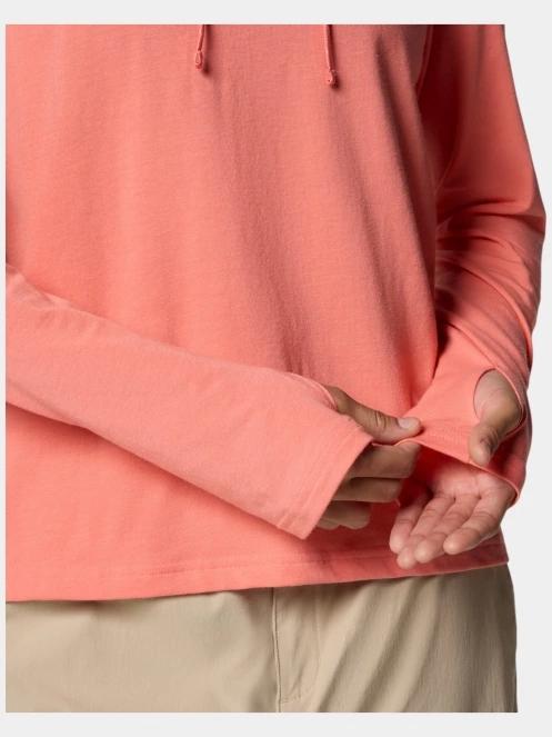 Columbia Sun Trek Hoodie II női kapucnis pulóver piros színben 6