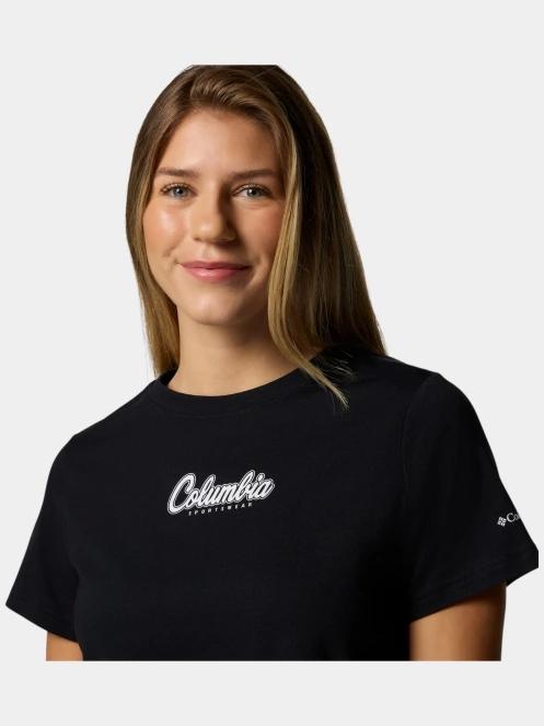 Columbia Rolling Bend Graphic Short Sleeve Shirt női rövid ujjú póló fekete színben 6