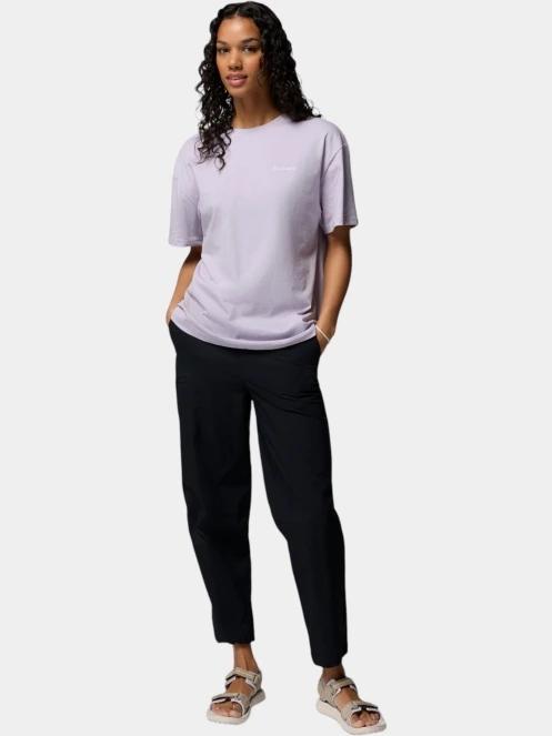 Columbia Rolling Bend Graphic Oversized Tee női rövid ujjú póló lila színben 5