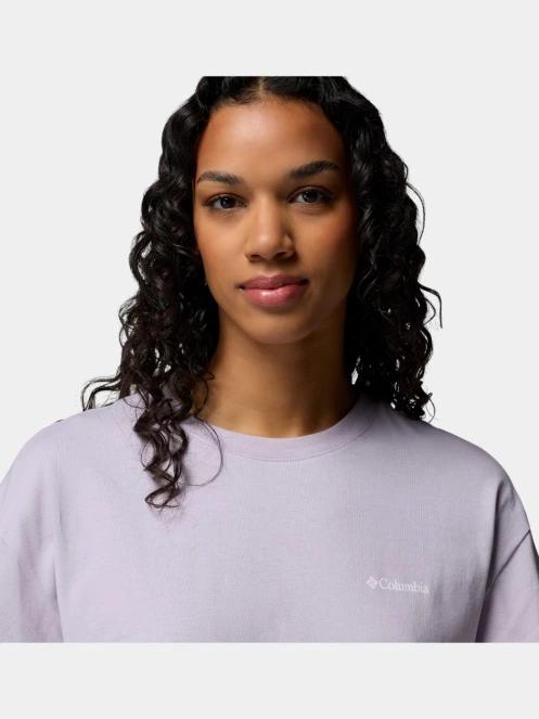 Columbia Rolling Bend Graphic Oversized Tee női rövid ujjú póló lila színben 6