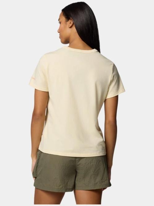 Columbia Sun Trek Graphic Short Sleeve III női rövid ujjú sport póló sárga színben 5