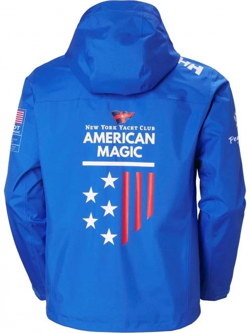 Helly Hansen Am Crew Hooded Jacket 2.0 férfi vitorlás kabát kék színben 9