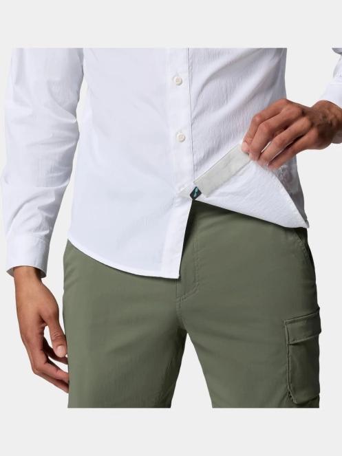 Columbia Wild Cast Long Sleeve Shirt férfi hosszú ujjú ing fehér színben 8