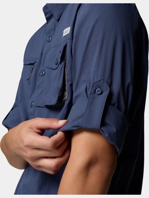 Columbia Wild Cast Long Sleeve Shirt férfi hosszú ujjú ing sötétkék színben 7