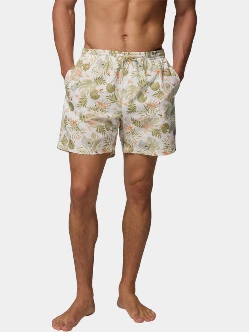 Columbia PFG Rambler Printed Water Short férfi fürdőnadrág zöld színben 2