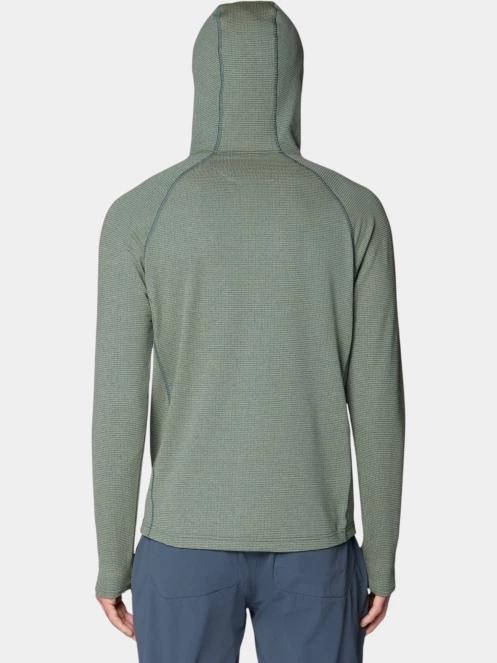 Mountain Hardwear Crater Lake™ Heavyweight Half Zip Hoody férfi kapucnis pulóver zöld színben 4