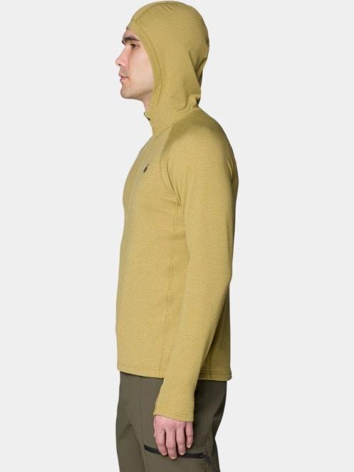 Mountain Hardwear Crater Lake™ Heavyweight Half Zip Hoody férfi kapucnis pulóver zöld színben 3