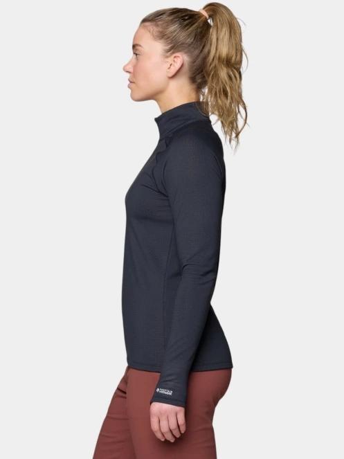 Mountain Hardwear Crater Lake Heavyweight Long Sleeve Half Zip női polár pulóver fekete színben 3
