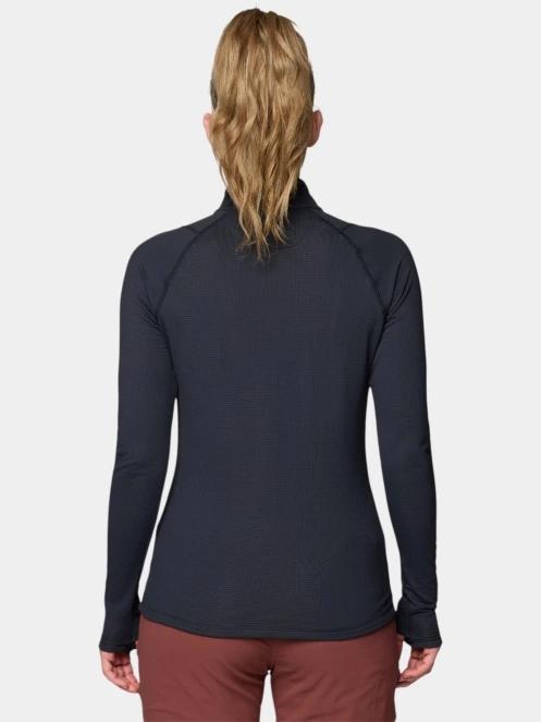 Mountain Hardwear Crater Lake Heavyweight Long Sleeve Half Zip női polár pulóver fekete színben 4