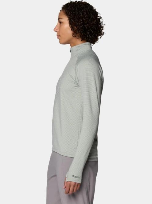 Mountain Hardwear Crater Lake™ Heavyweight Half Zip női polár pulóver szürke színben 3
