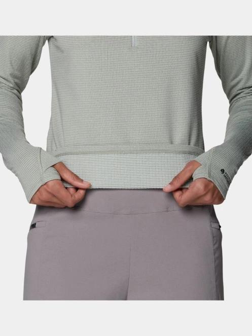 Mountain Hardwear Crater Lake™ Heavyweight Half Zip női polár pulóver szürke színben 6