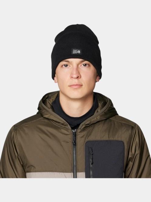 Mountain Hardwear Logo Cuff Beanie sapka fekete színben 4