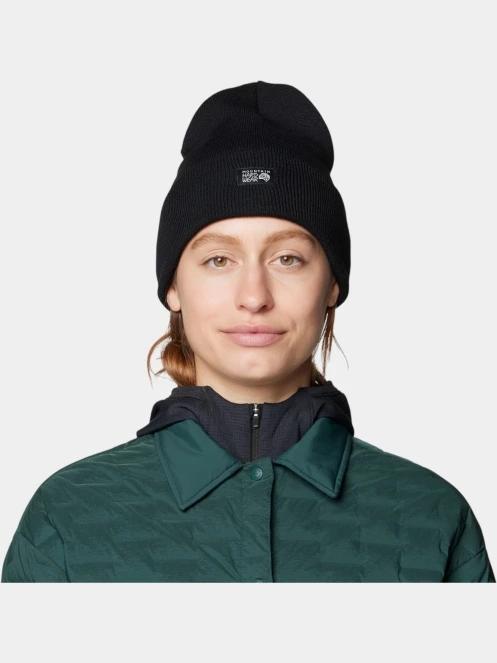 Mountain Hardwear Logo Cuff Beanie sapka fekete színben 7
