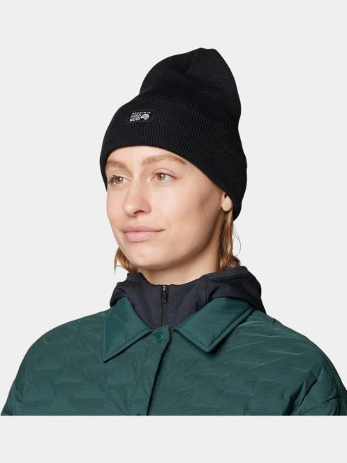 Mountain Hardwear Logo Cuff Beanie sapka fekete színben 8