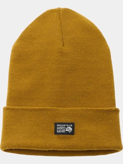 Mountain Hardwear Logo Cuff Beanie sapka sárga színben 2