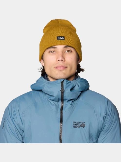 Mountain Hardwear Logo Cuff Beanie sapka sárga színben 4