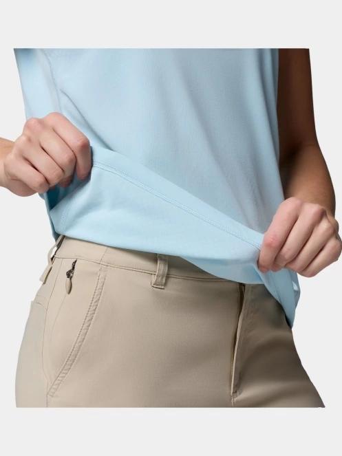 Columbia Zero Rules Light Short Sleeve Crew női rövid ujjú sport póló világoskék színben 6