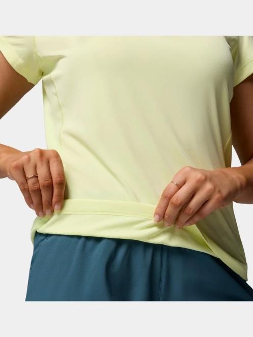 Columbia Zero Rules Light Short Sleeve Crew női rövid ujjú sport póló sárga színben 6