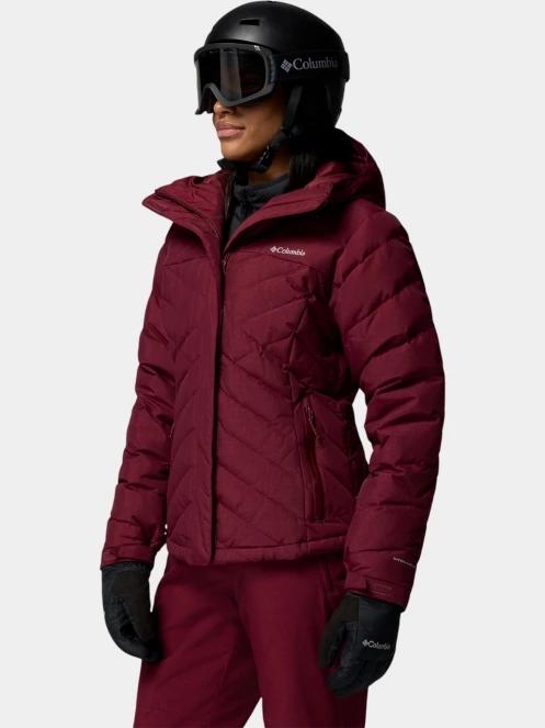 Columbia Lay D Down V Jacket női télikabát piros színben 3