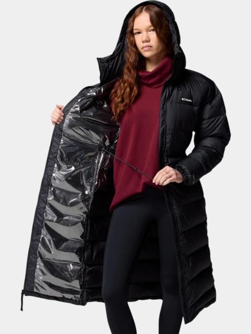 Columbia Pike Lake  III Long Jacket női télikabát fekete színben 6