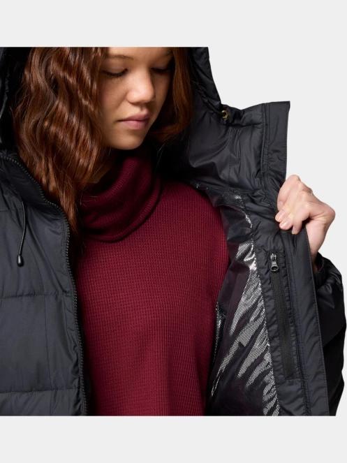 Columbia Pike Lake  III Long Jacket női télikabát fekete színben 7