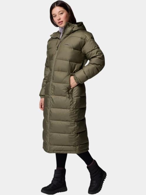 Columbia Pike Lake  III Long Jacket női télikabát zöld színben 3
