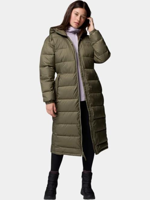 Columbia Pike Lake  III Long Jacket női télikabát zöld színben 5