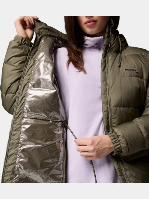 Columbia Pike Lake  III Long Jacket női télikabát zöld színben 8