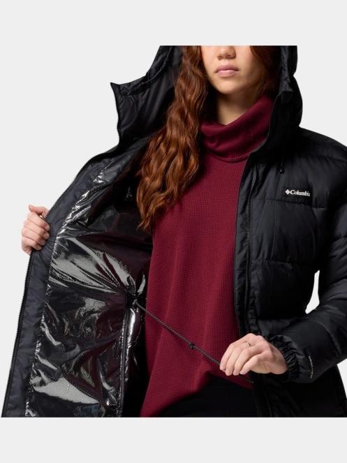 Columbia Pike Lake  III Long Jacket női télikabát fekete színben 7