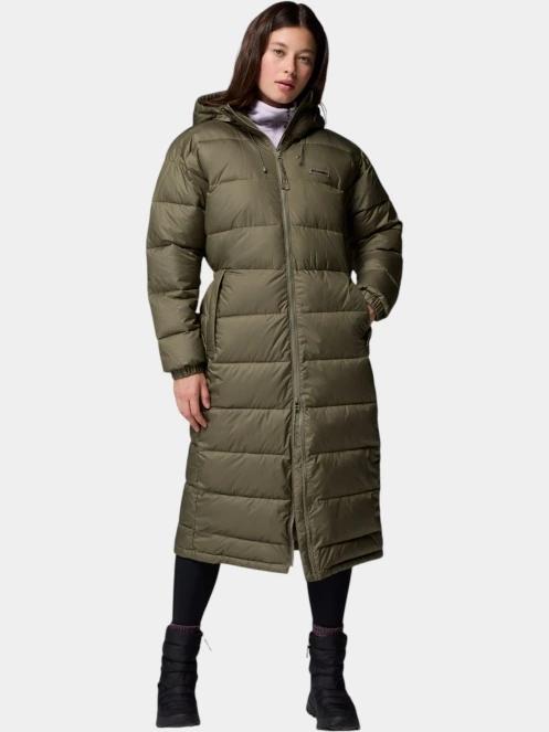 Columbia Pike Lake  III Long Jacket női télikabát zöld színben 2