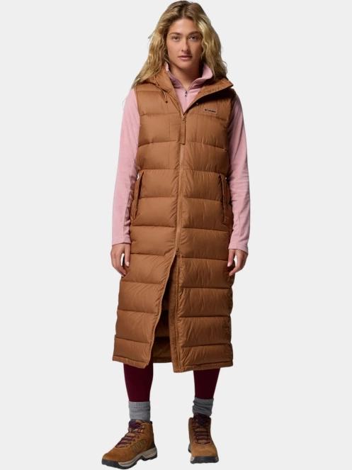 Columbia Pike Lake II Long Vest női mellény barna színben 2