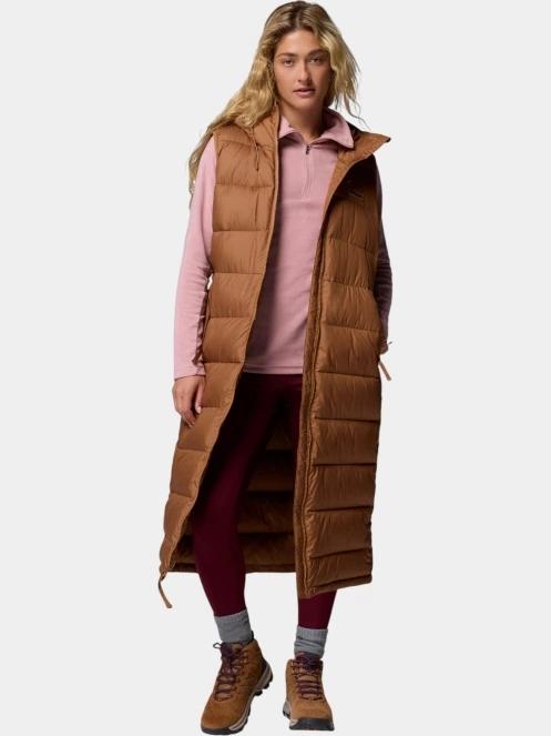 Columbia Pike Lake II Long Vest női mellény barna színben 6