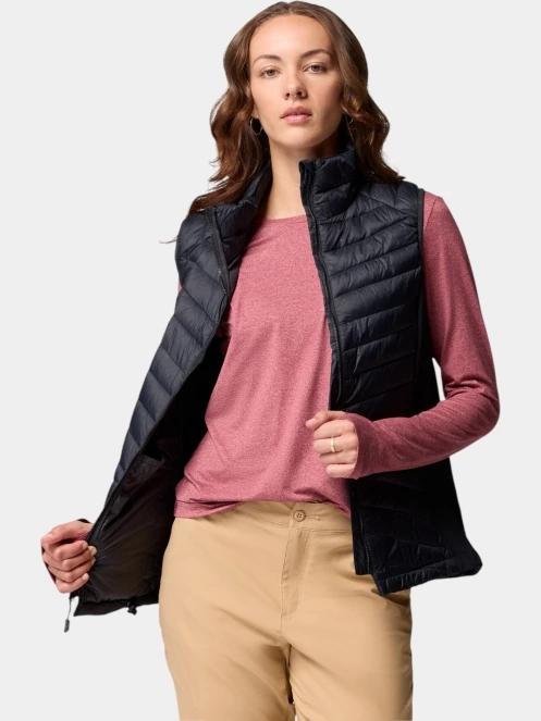 Columbia Powder Pass III Hybrid Vest női mellény fekete színben 5