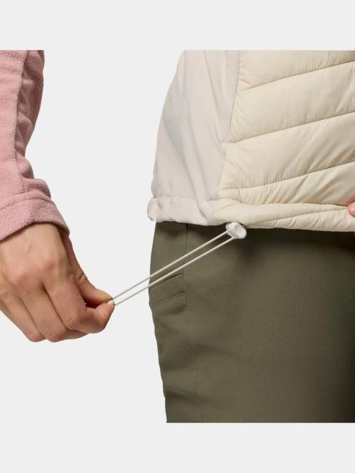 Columbia Powder Pass III Hybrid Vest női mellény homok színben 7