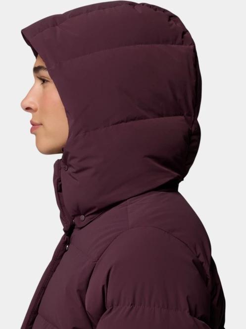 Columbia Amaze Puff Mid Hooded Jacket női pehelykabát bordó színben 13