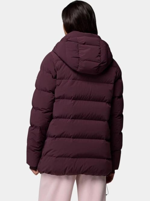 Columbia Amaze Puff Mid Hooded Jacket női pehelykabát bordó színben 4