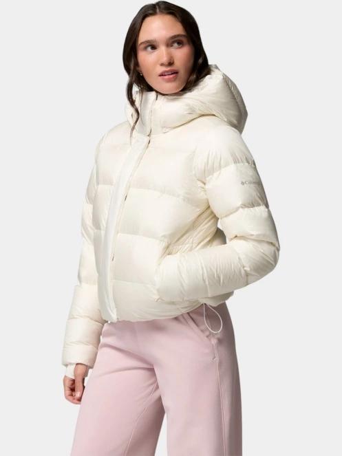 Columbia Amaze Puff Hooded Jacket női pehelykabát homok színben 3