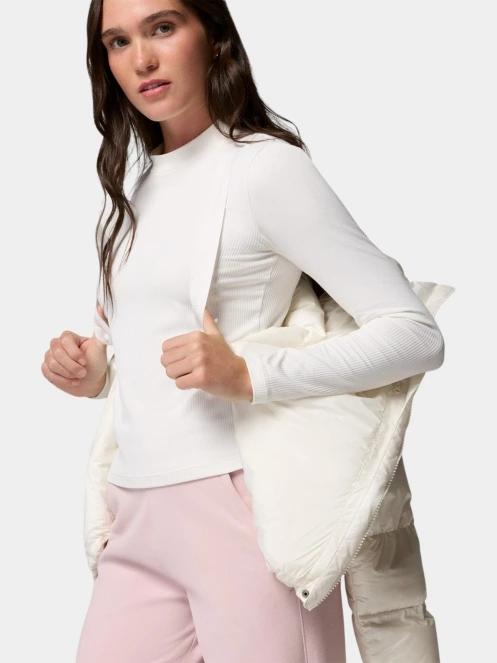 Columbia Amaze Puff Hooded Jacket női pehelykabát homok színben 7