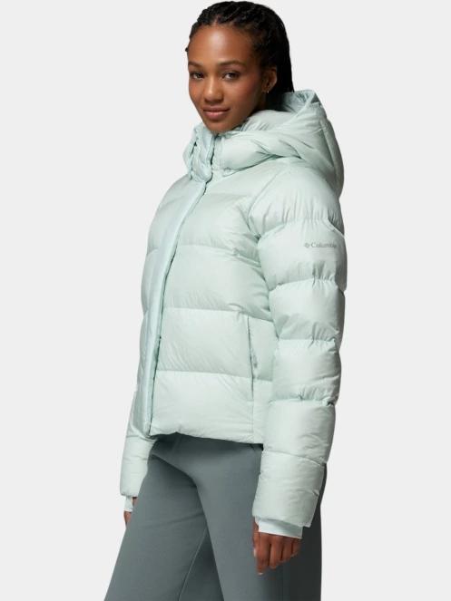 Columbia Amaze Puff Hooded Jacket női pehelykabát világoszöld színben 3