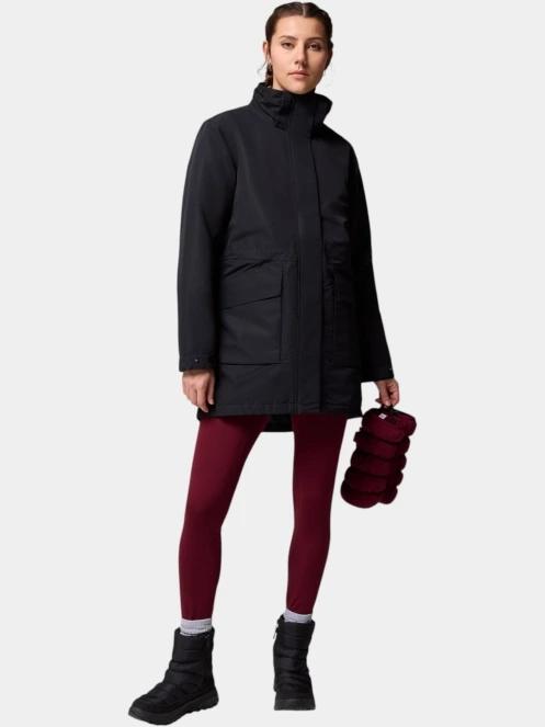 Columbia Pulaski Parka női télikabát fekete színben 6