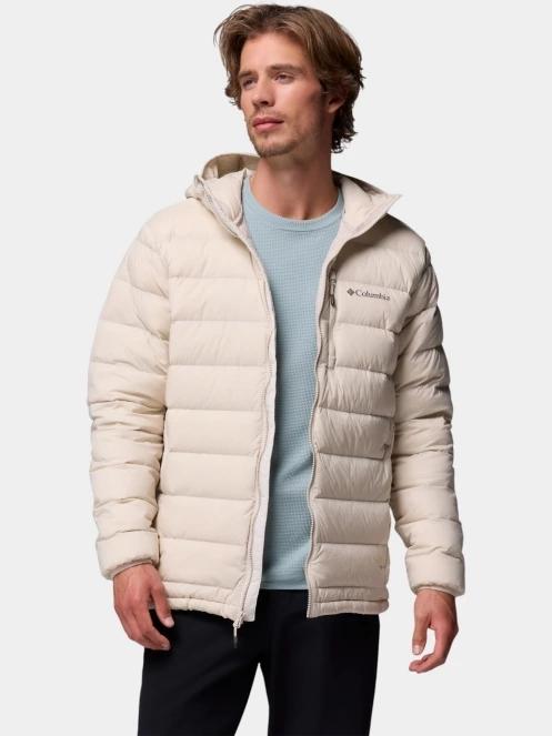 Columbia Drift Peak Stretch Down Hooded Jacket férfi átmeneti kabát homok színben 5