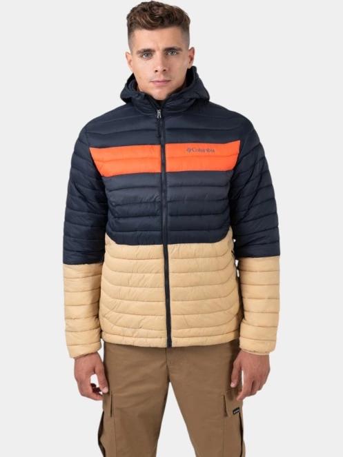 Columbia Powder Pass Hooded Jacket férfi átmeneti kabát homok színben 10