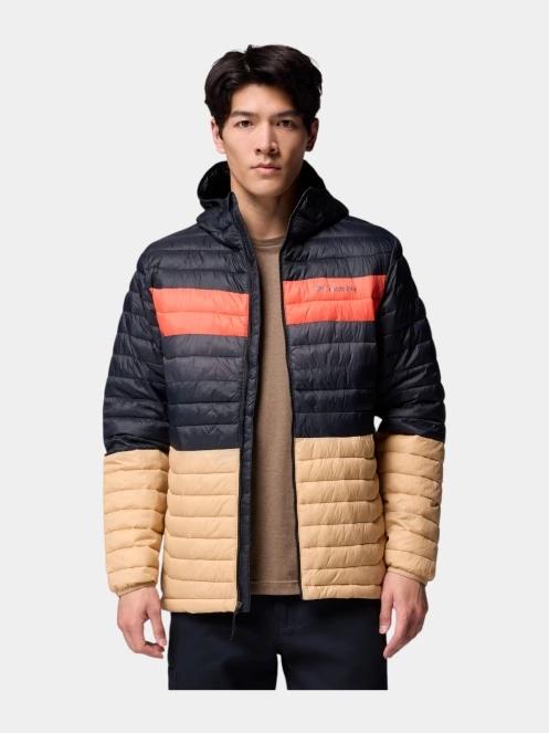 Columbia Powder Pass Hooded Jacket férfi átmeneti kabát homok színben 5