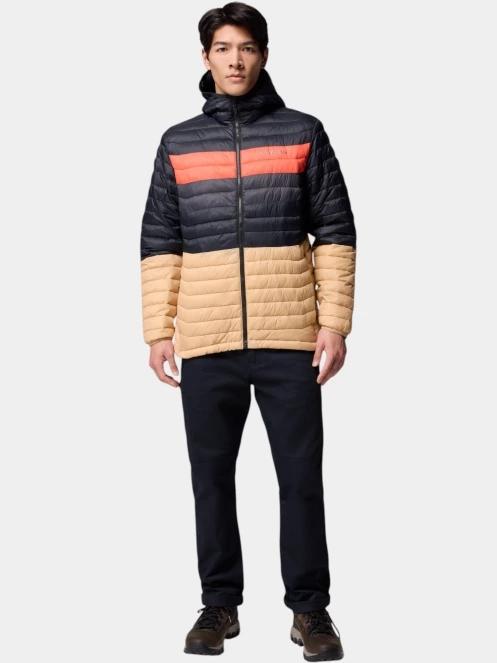 Columbia Powder Pass Hooded Jacket férfi átmeneti kabát homok színben 6